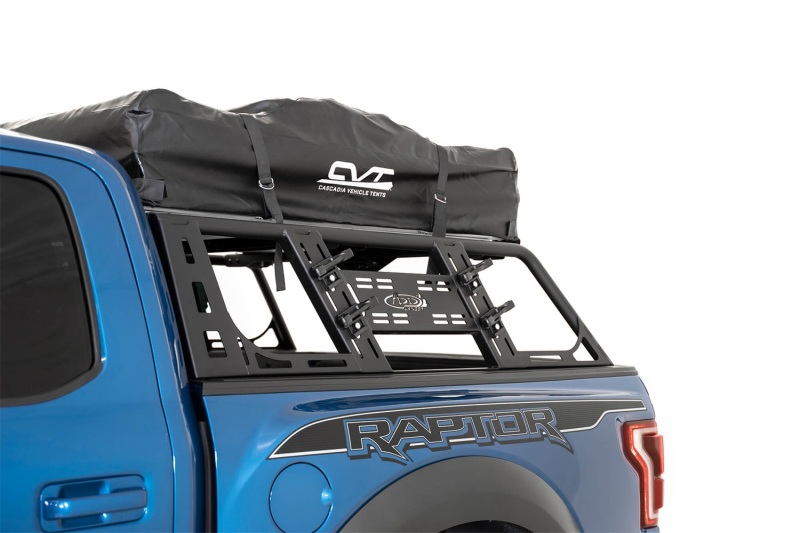 Ford Raptor Chase Rack - Addictive Desert Designs - ADD-Lander Overland Rack - Hammer Black - `15-`27